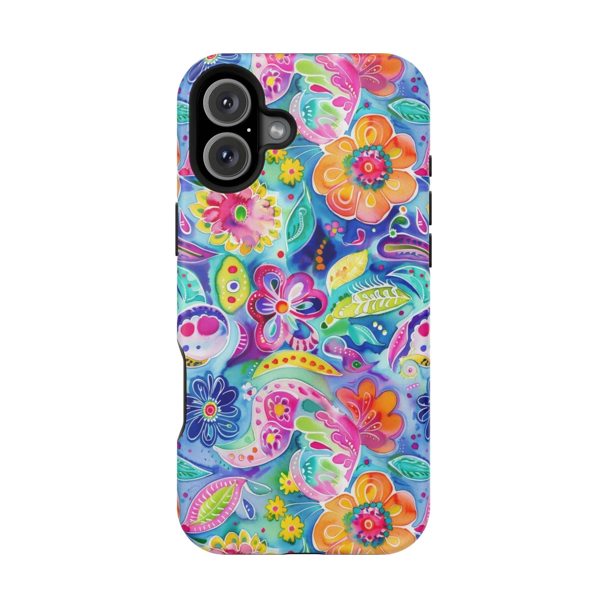 Bespattered Facade Floral Doodles MagSafe Tough Case by Bespattered Facade