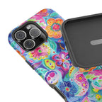 Bespattered Facade Floral Doodles MagSafe Tough Case by Bespattered Facade