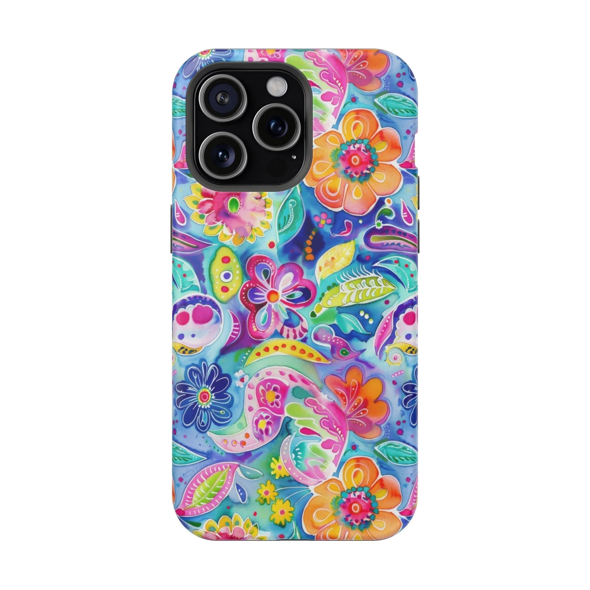 Bespattered Facade Floral Doodles MagSafe Tough Case by Bespattered Facade