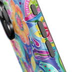 Bespattered Facade Floral Doodles MagSafe Tough Case by Bespattered Facade