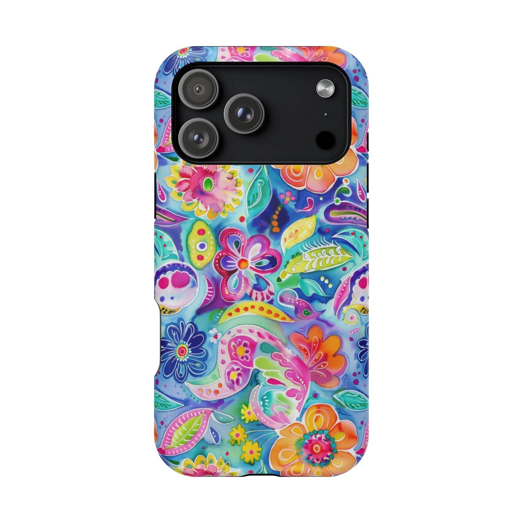 Bespattered Facade Floral Doodles MagSafe Tough Case by Bespattered Facade