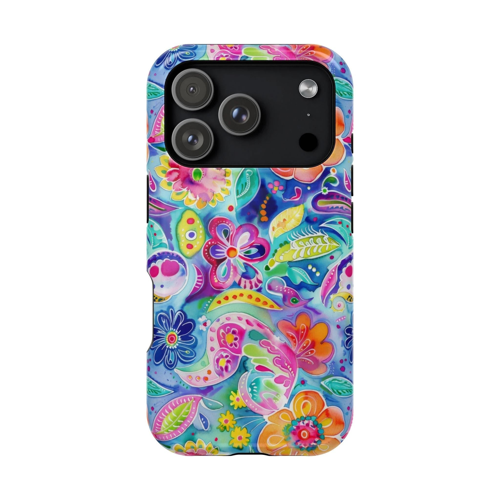 Bespattered Facade Floral Doodles MagSafe Tough Case by Bespattered Facade