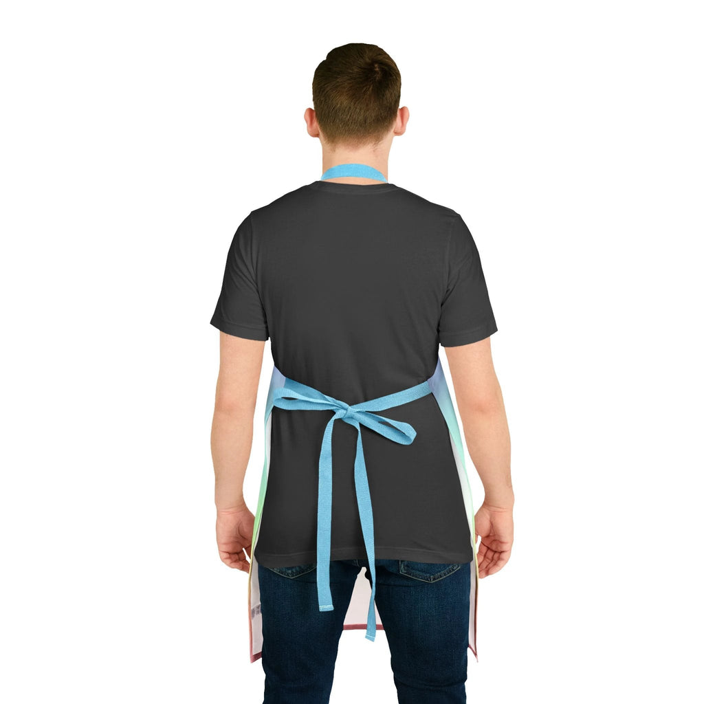 Bespattered Facade Gentle Rainbow Tie-Back Canvas Apron by Bespattered Facade