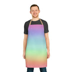 Bespattered Facade Gentle Rainbow Tie-Back Canvas Apron by Bespattered Facade