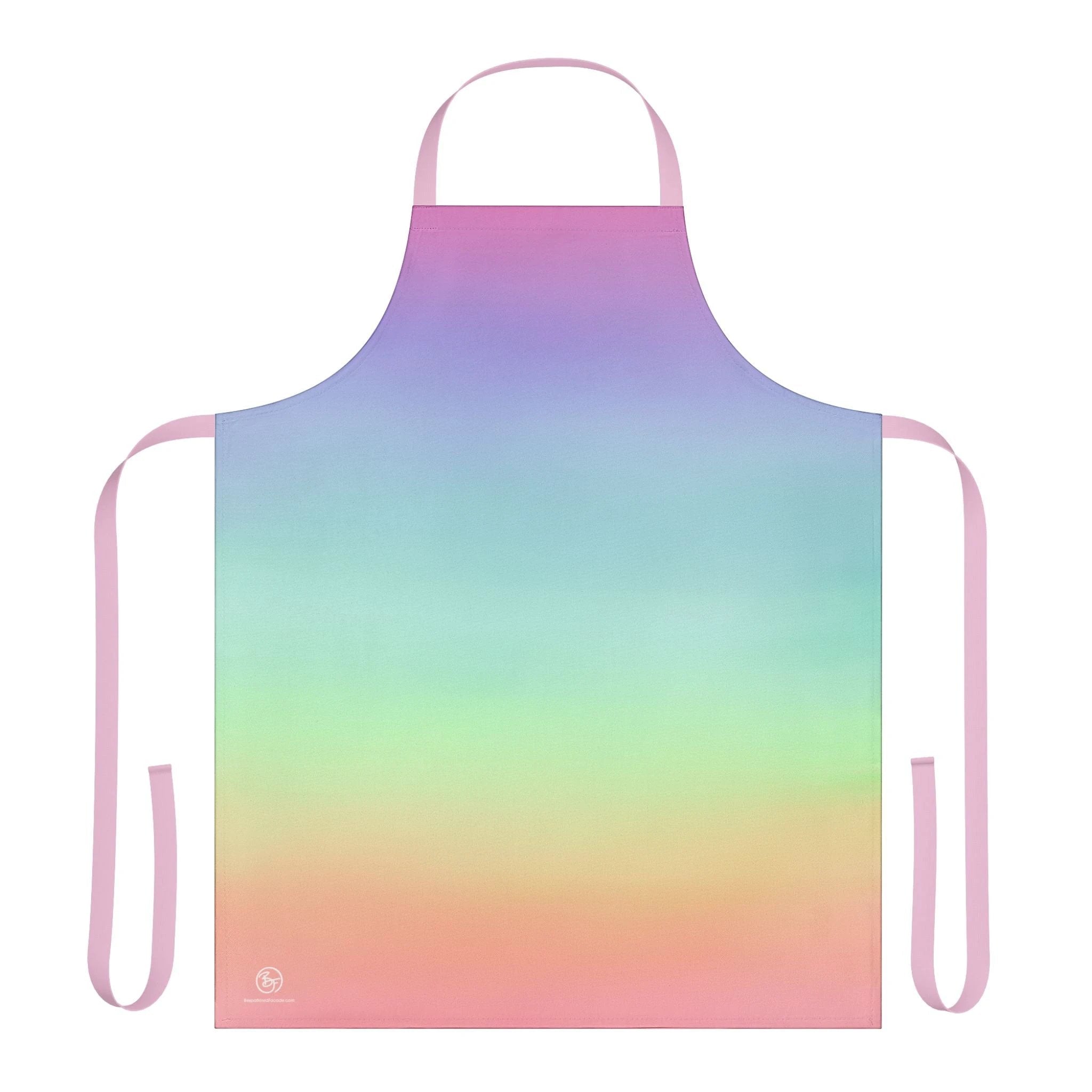 Bespattered Facade Gentle Rainbow Tie-Back Canvas Apron by Bespattered Facade