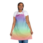 Bespattered Facade Gentle Rainbow Tie-Back Canvas Apron by Bespattered Facade