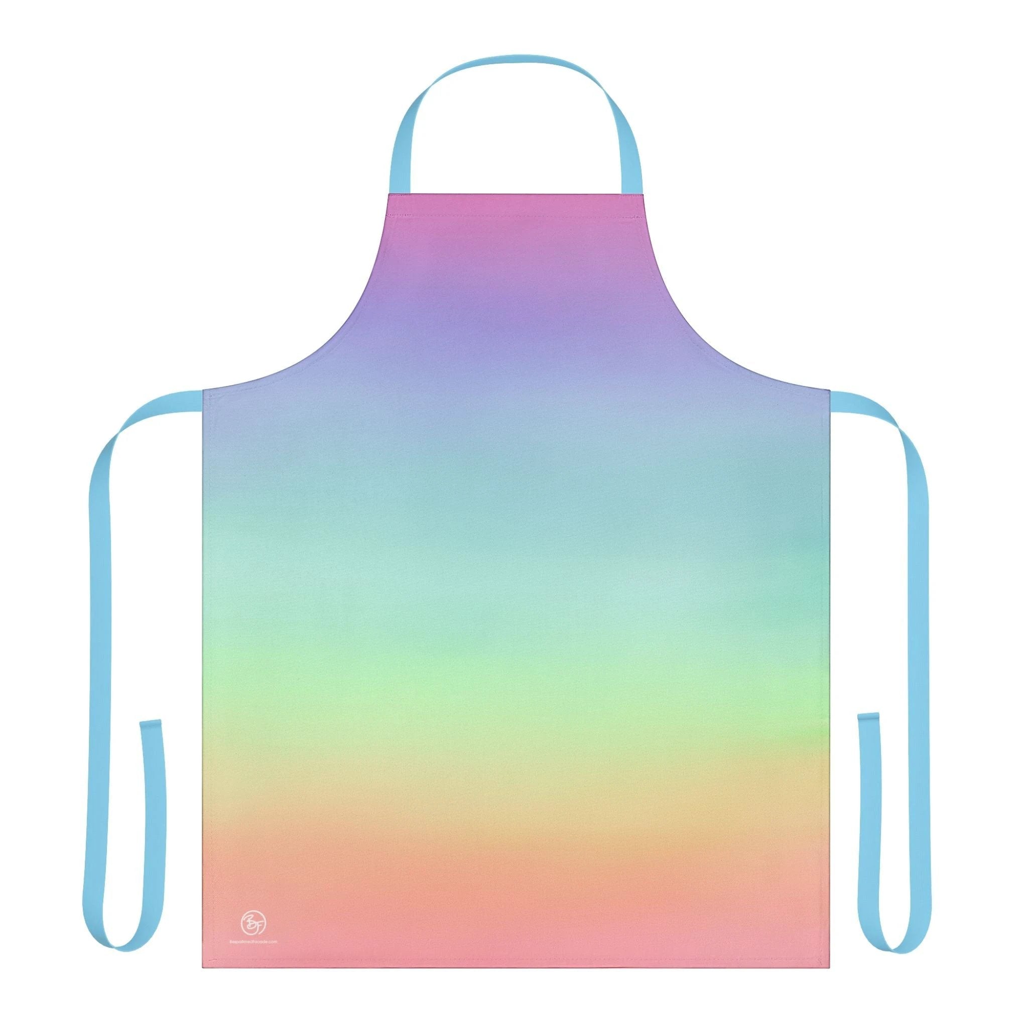 Bespattered Facade Gentle Rainbow Tie-Back Canvas Apron by Bespattered Facade
