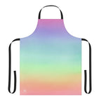 Bespattered Facade Gentle Rainbow Tie-Back Canvas Apron by Bespattered Facade