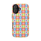 Bespattered Facade Geometric Rainbow Mosaic Tough Case by Bespattered Facade