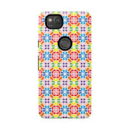 Bespattered Facade Geometric Rainbow Mosaic Tough Case by Bespattered Facade