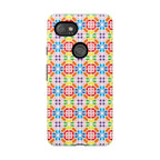 Bespattered Facade Geometric Rainbow Mosaic Tough Case by Bespattered Facade
