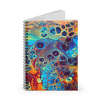 Bespattered Facade Intergalactic Rainbow Spiral Notebook - Lined Pages by Bespattered Facade