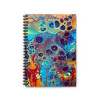 Bespattered Facade Intergalactic Rainbow Spiral Notebook - Lined Pages by Bespattered Facade