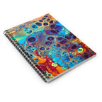 Bespattered Facade Intergalactic Rainbow Spiral Notebook - Lined Pages by Bespattered Facade