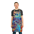 Bespattered Facade Intergalactic Rainbow Tie-Back Canvas Apron by Bespattered Facade