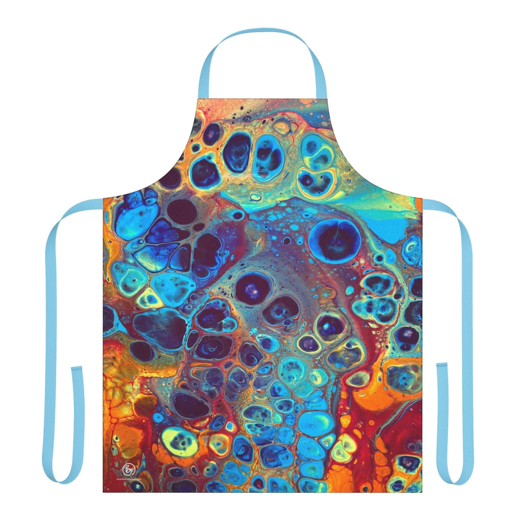 Bespattered Facade Intergalactic Rainbow Tie-Back Canvas Apron by Bespattered Facade