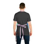 Bespattered Facade Intergalactic Rainbow Tie-Back Canvas Apron by Bespattered Facade