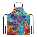 Bespattered Facade Intergalactic Rainbow Tie-Back Canvas Apron by Bespattered Facade