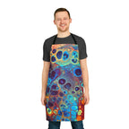 Bespattered Facade Intergalactic Rainbow Tie-Back Canvas Apron by Bespattered Facade