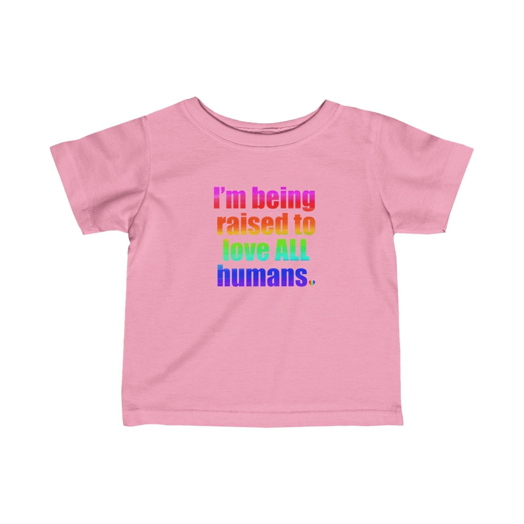 Bespattered Facade Love All Humans Infant Fine Jersey Tee by Bespattered Facade