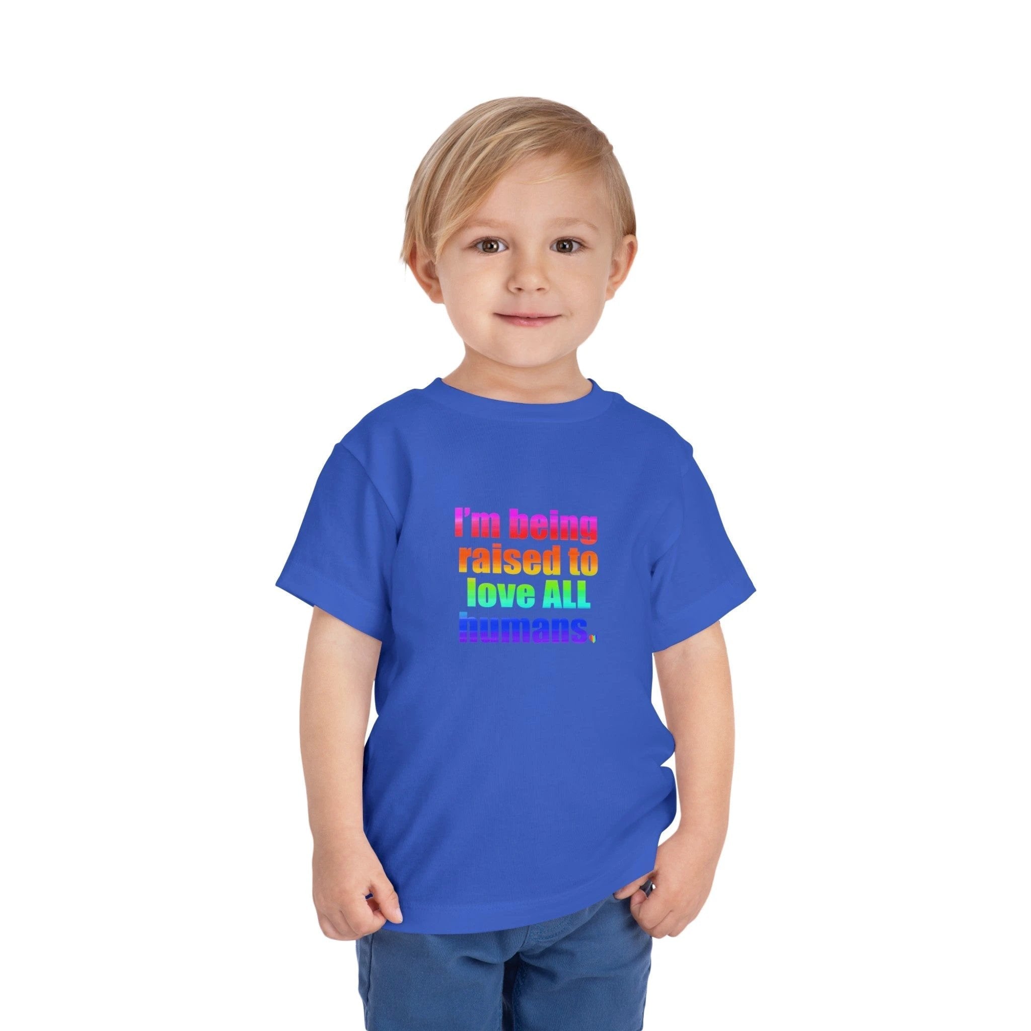 Bespattered Facade Love All Humans Toddler Short Sleeve Tee by Bespattered Facade