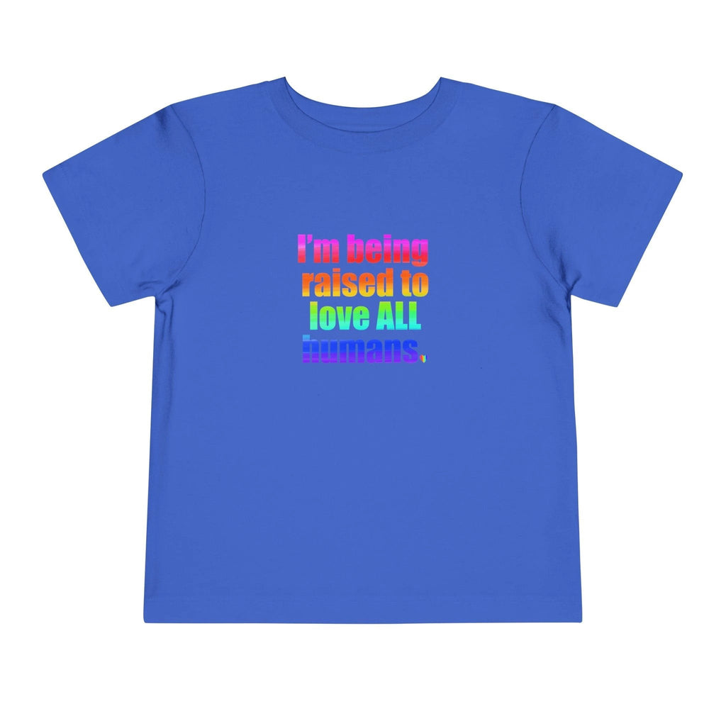 Bespattered Facade Love All Humans Toddler Short Sleeve Tee by Bespattered Facade