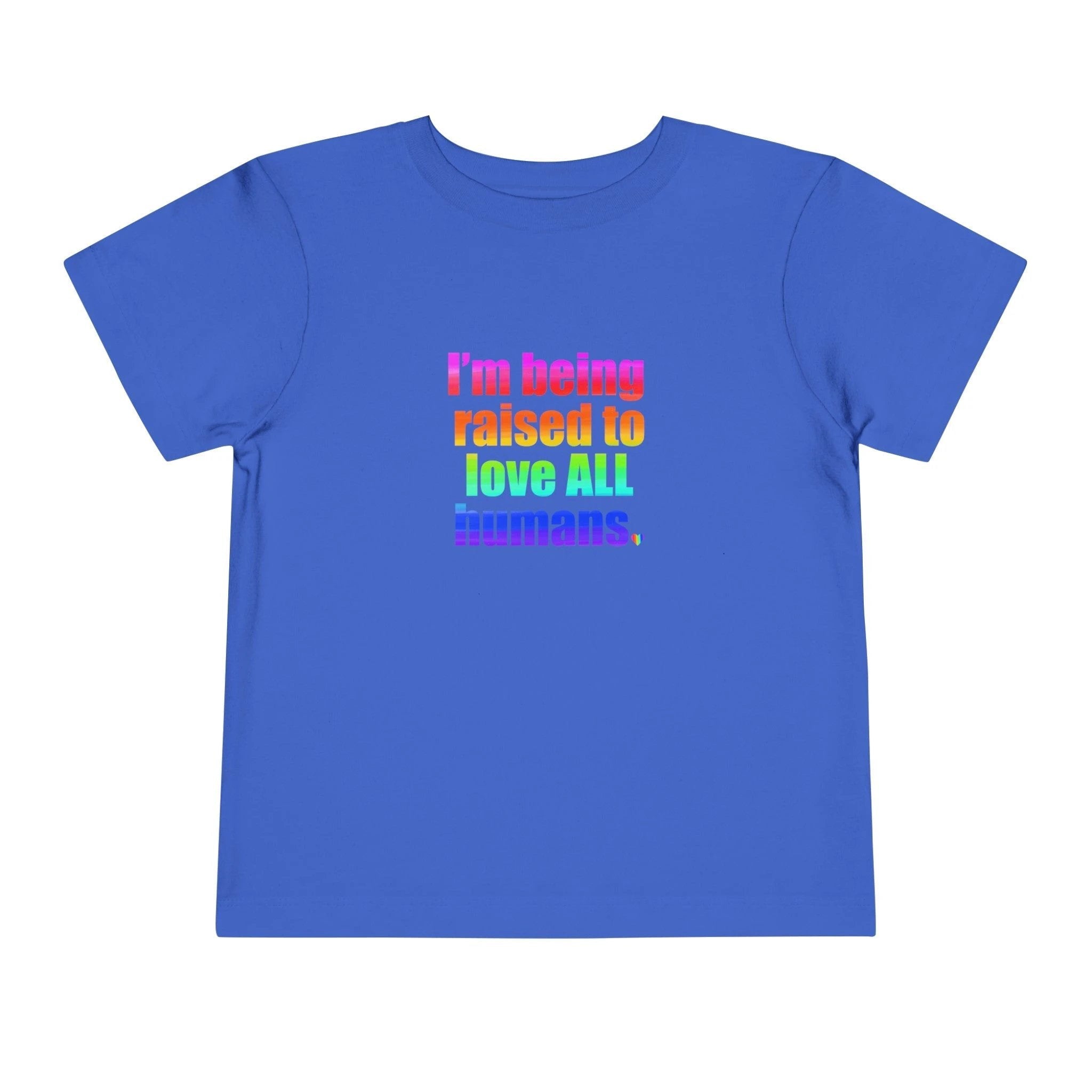 Bespattered Facade Love All Humans Toddler Short Sleeve Tee by Bespattered Facade