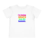 Bespattered Facade Love All Humans Toddler Short Sleeve Tee by Bespattered Facade
