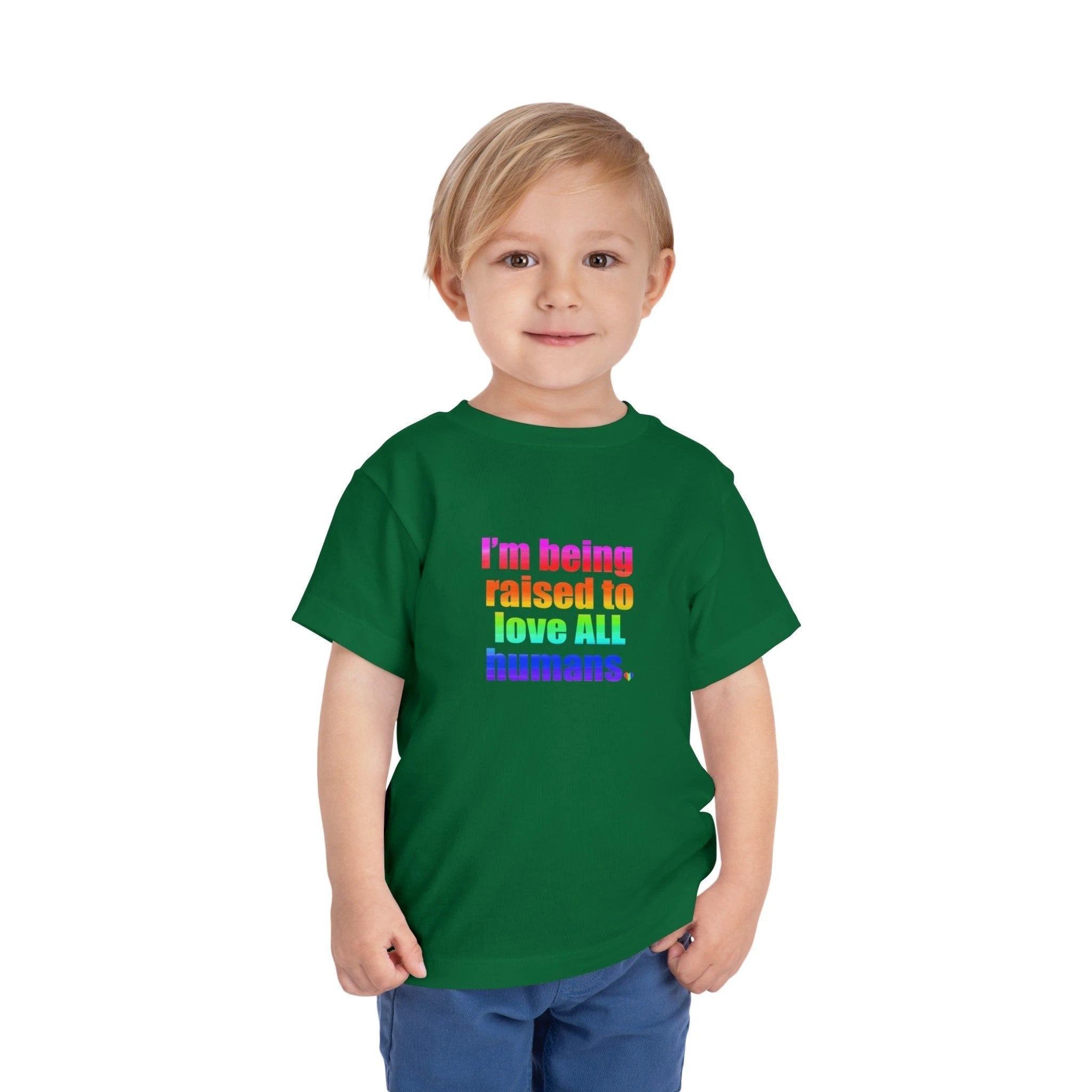 Bespattered Facade Love All Humans Toddler Short Sleeve Tee by Bespattered Facade