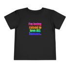 Bespattered Facade Love All Humans Toddler Short Sleeve Tee by Bespattered Facade