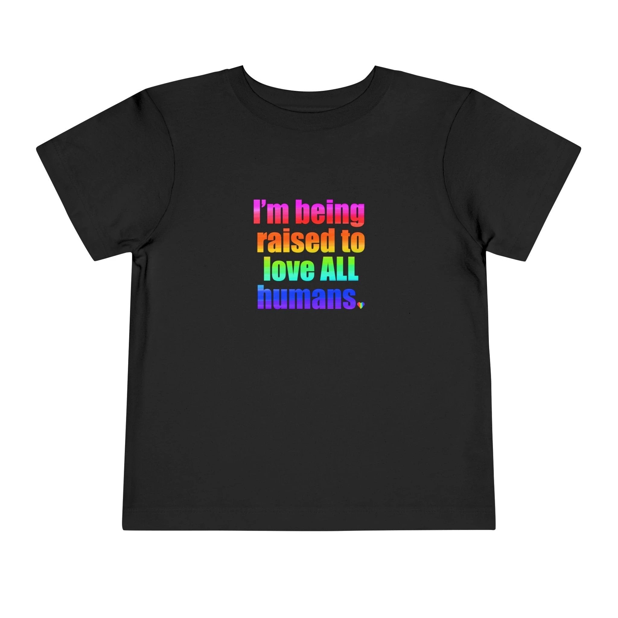 Bespattered Facade Love All Humans Toddler Short Sleeve Tee by Bespattered Facade