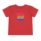 Bespattered Facade Love All Humans Toddler Short Sleeve Tee by Bespattered Facade