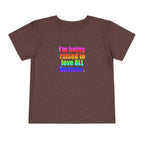 Bespattered Facade Love All Humans Toddler Short Sleeve Tee by Bespattered Facade