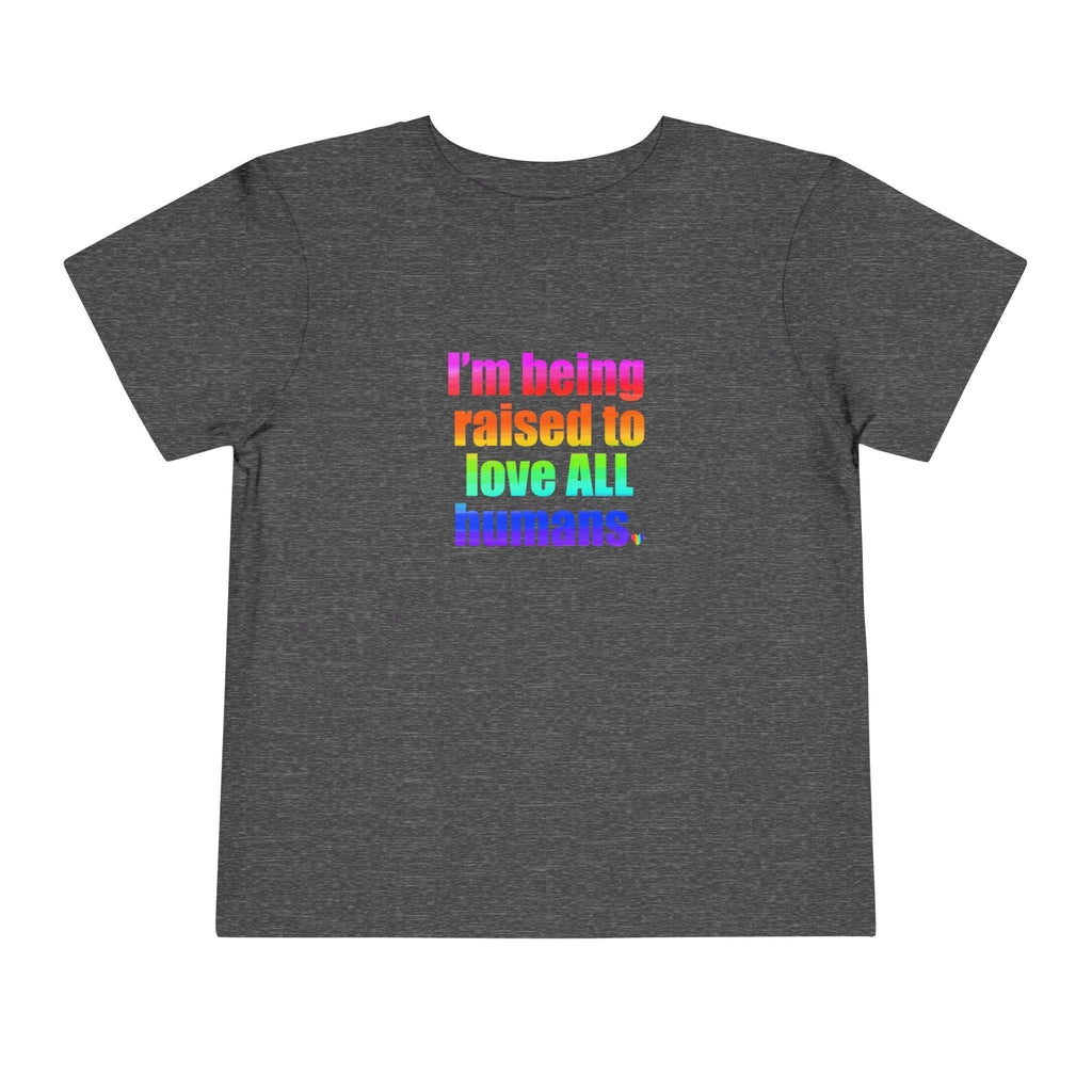 Bespattered Facade Love All Humans Toddler Short Sleeve Tee by Bespattered Facade