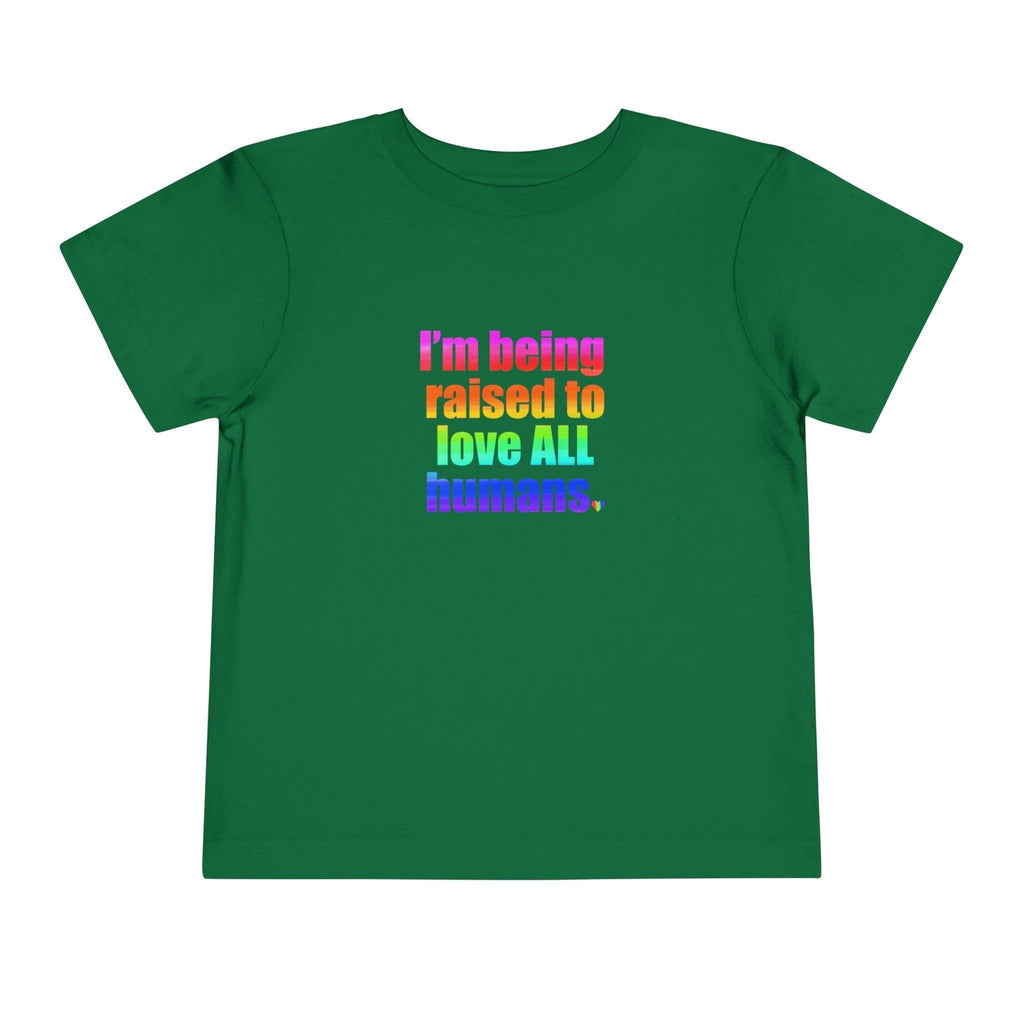 Bespattered Facade Love All Humans Toddler Short Sleeve Tee by Bespattered Facade