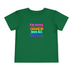 Bespattered Facade Love All Humans Toddler Short Sleeve Tee by Bespattered Facade