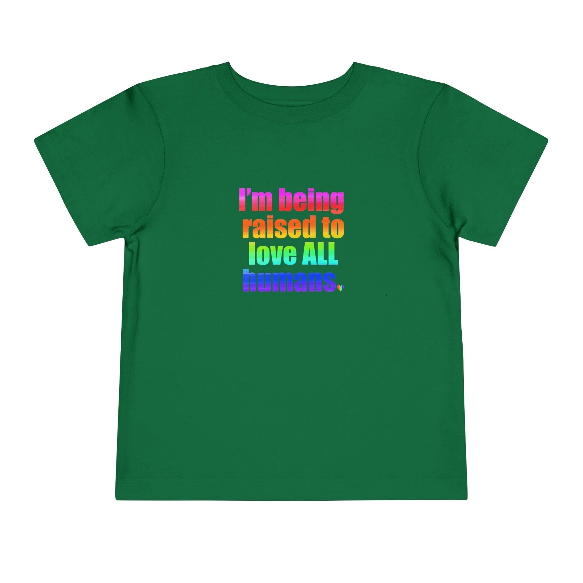 Bespattered Facade Love All Humans Toddler Short Sleeve Tee by Bespattered Facade
