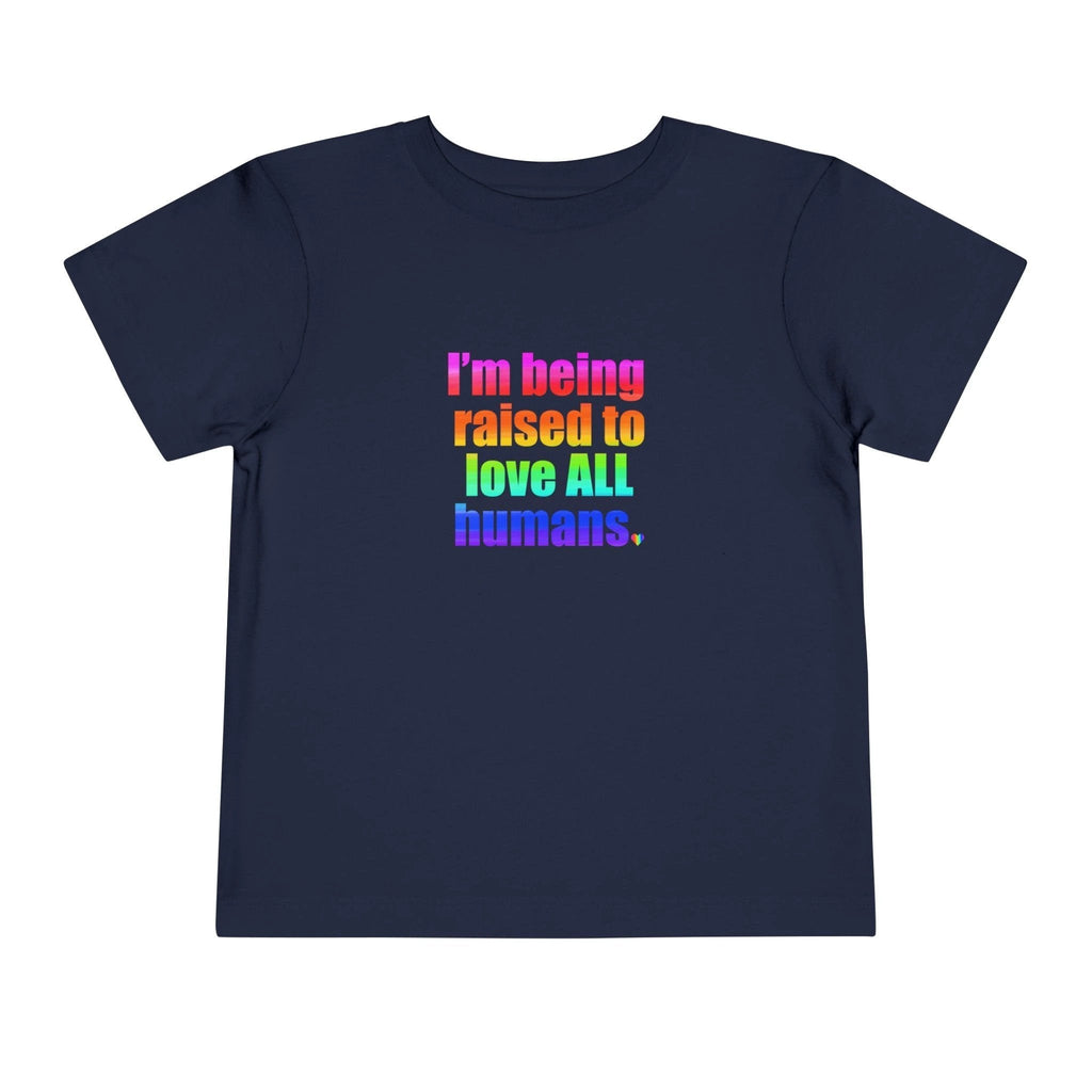 Bespattered Facade Love All Humans Toddler Short Sleeve Tee by Bespattered Facade
