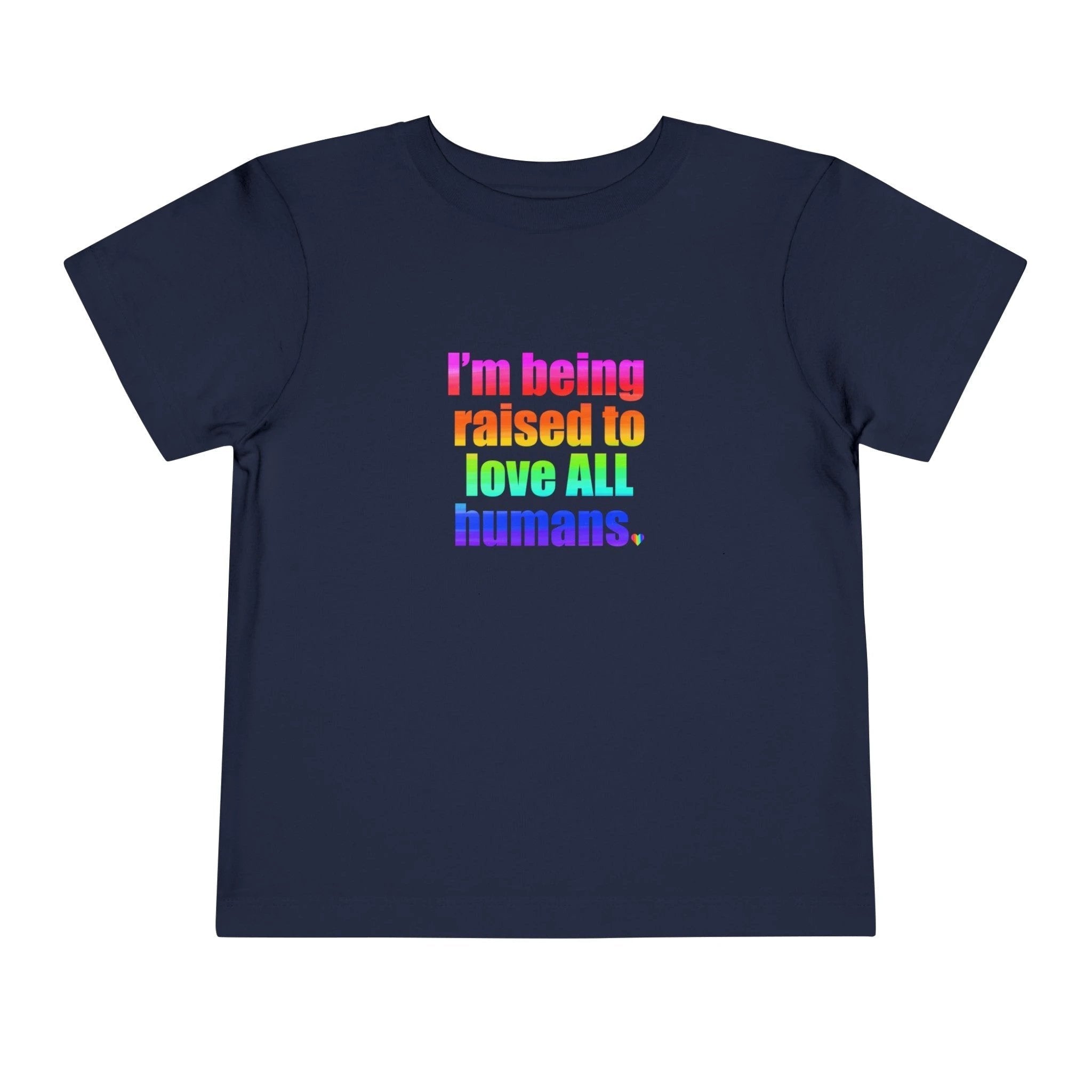 Bespattered Facade Love All Humans Toddler Short Sleeve Tee by Bespattered Facade