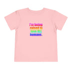 Bespattered Facade Love All Humans Toddler Short Sleeve Tee by Bespattered Facade