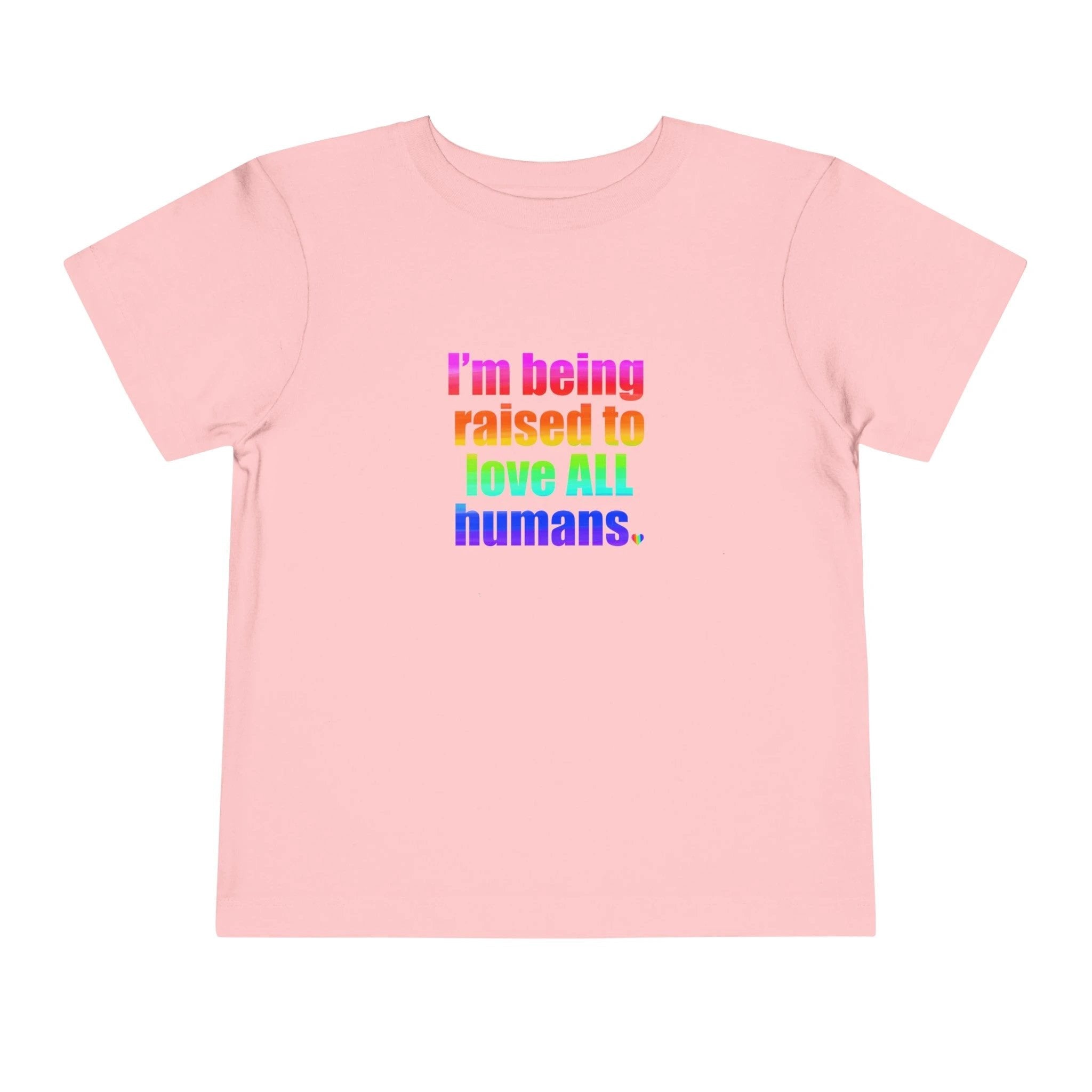 Bespattered Facade Love All Humans Toddler Short Sleeve Tee by Bespattered Facade