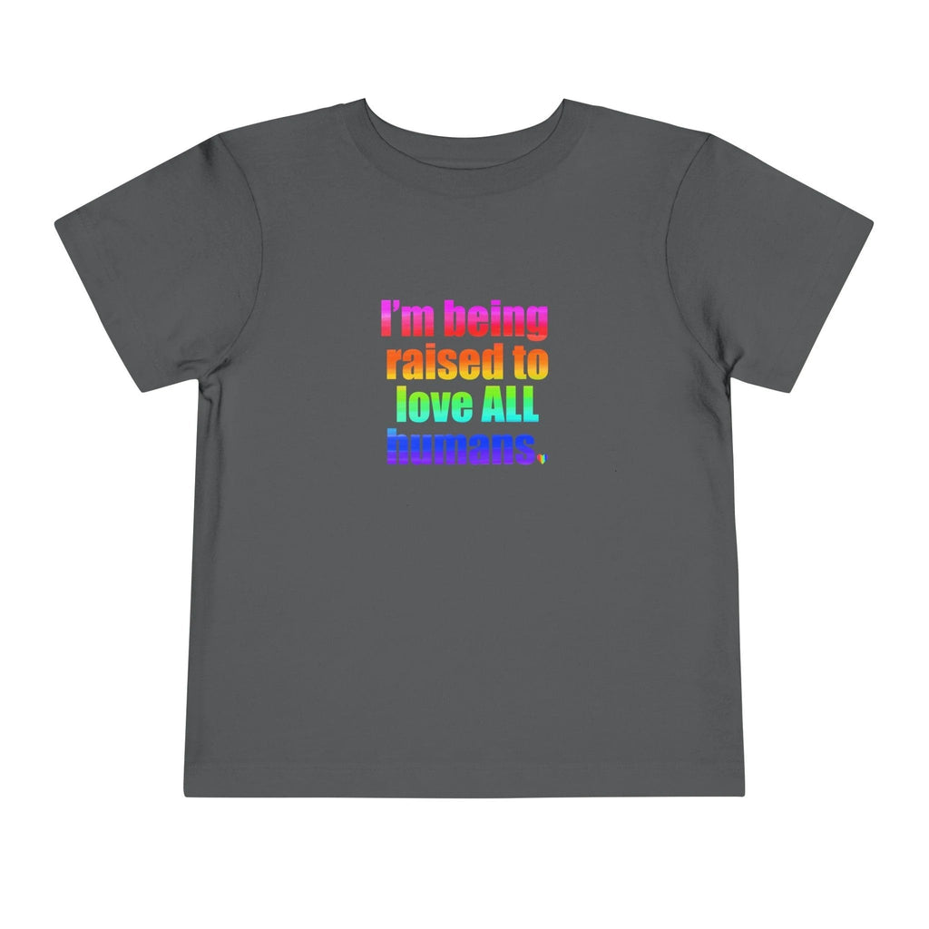 Bespattered Facade Love All Humans Toddler Short Sleeve Tee by Bespattered Facade