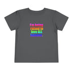 Bespattered Facade Love All Humans Toddler Short Sleeve Tee by Bespattered Facade