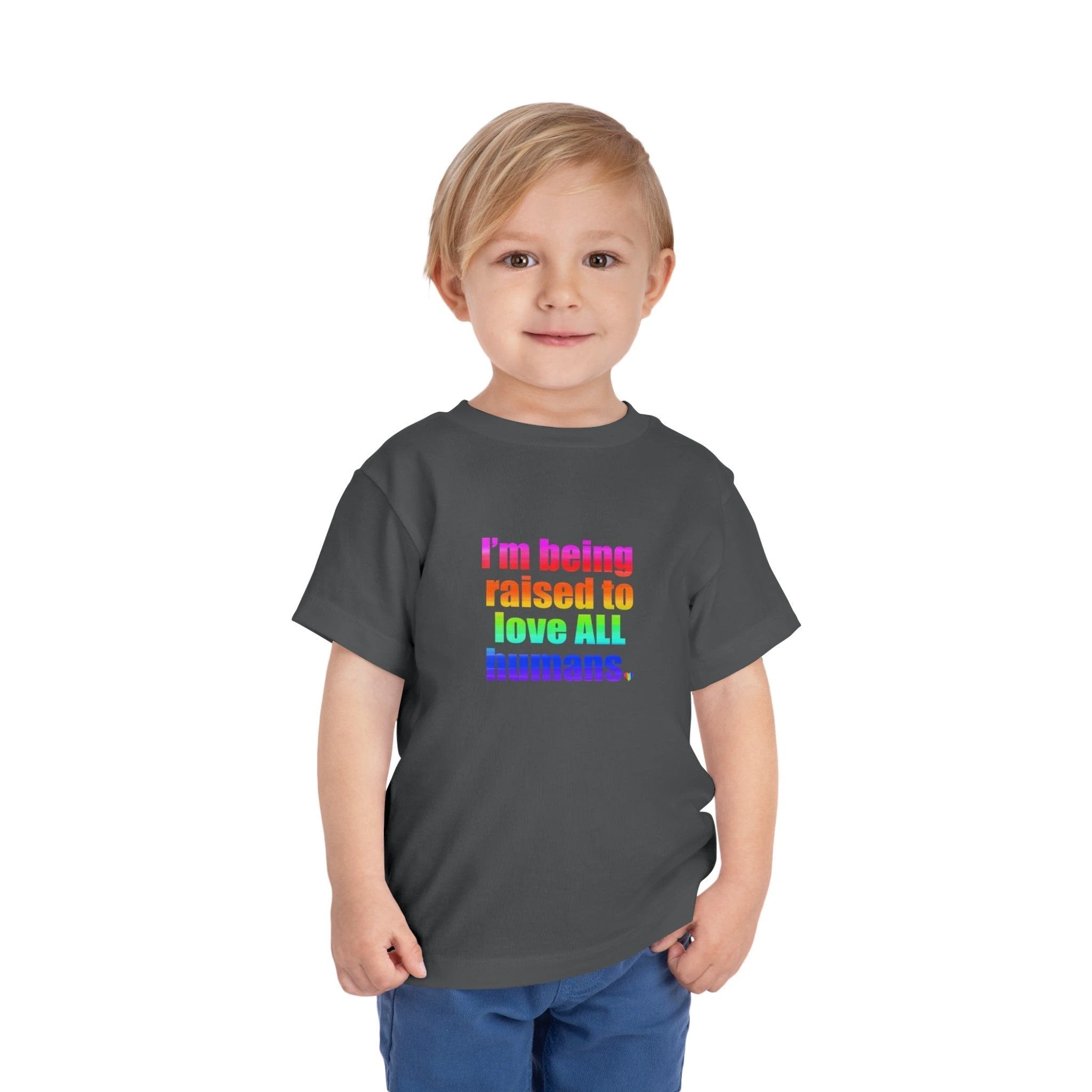 Bespattered Facade Love All Humans Toddler Short Sleeve Tee by Bespattered Facade