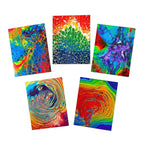 Bespattered Facade Multi-Design Greeting Cards (5-Pack) – Blank Inside by Bespattered Facade