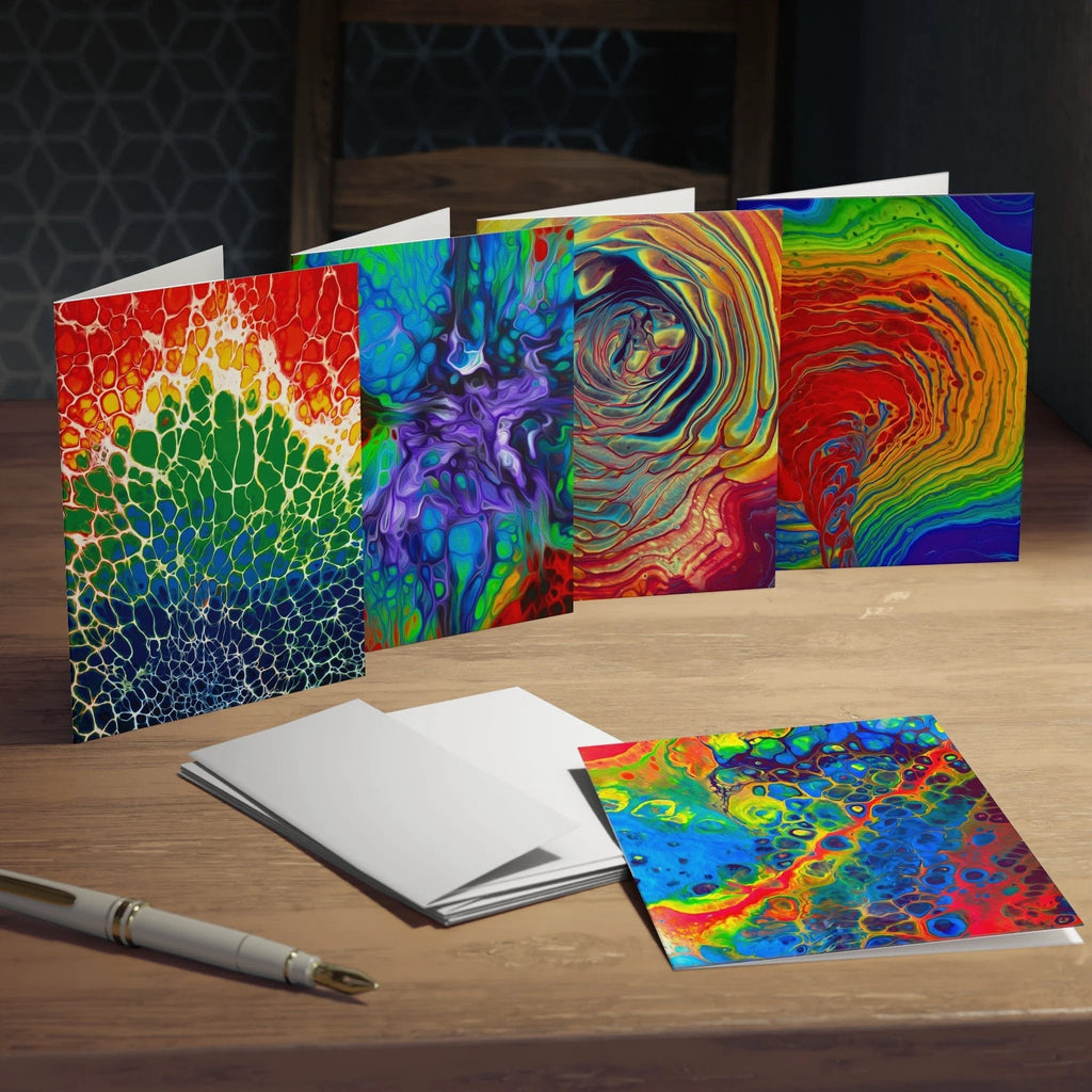 Bespattered Facade Multi-Design Greeting Cards (5-Pack) – Blank Inside by Bespattered Facade