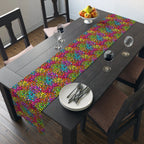 Bespattered Facade Neon Leopard Table Runner (2 sizes) by Bespattered Facade