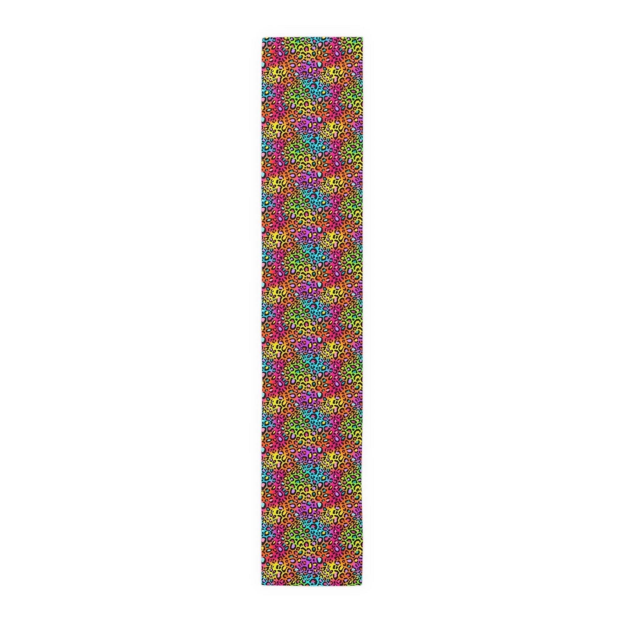 Bespattered Facade Neon Leopard Table Runner (2 sizes) by Bespattered Facade
