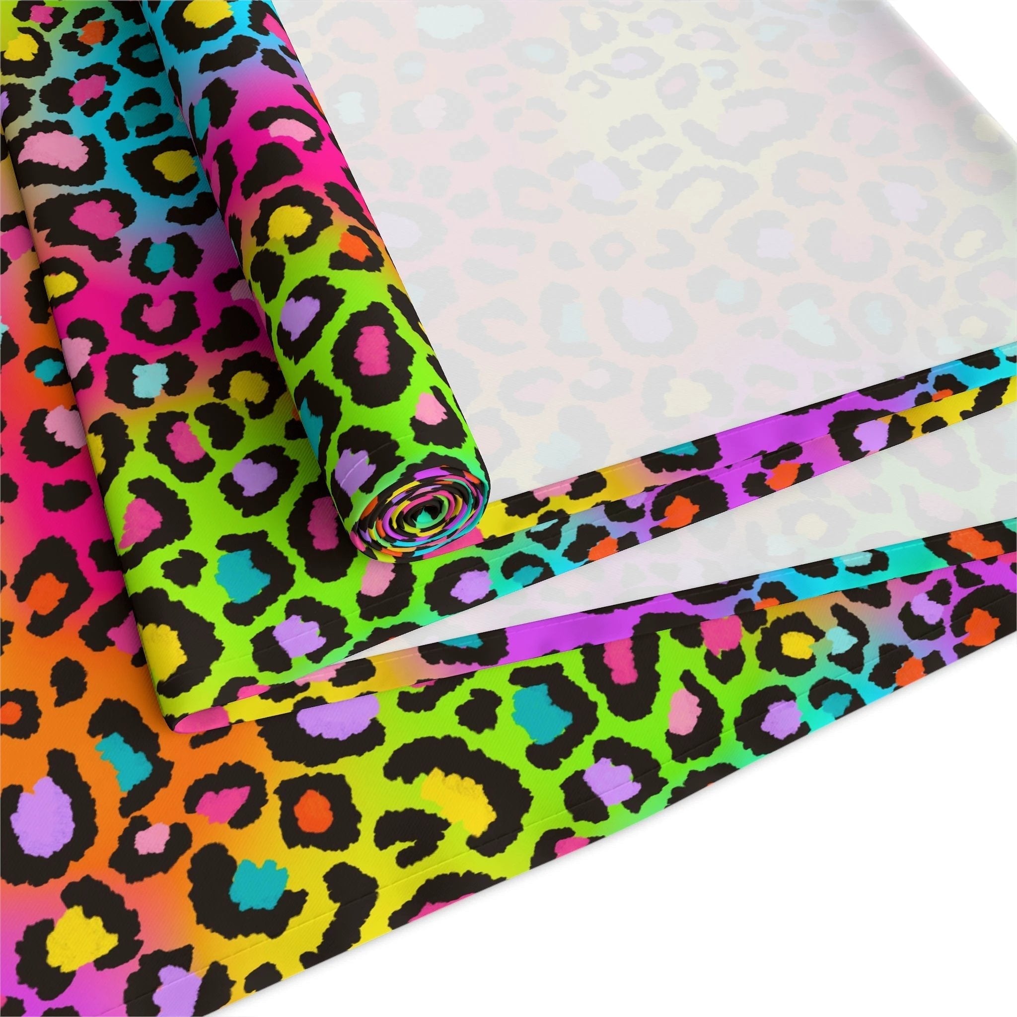 Bespattered Facade Neon Leopard Table Runner (2 sizes) by Bespattered Facade