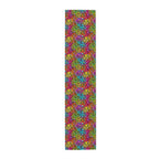 Bespattered Facade Neon Leopard Table Runner (2 sizes) by Bespattered Facade